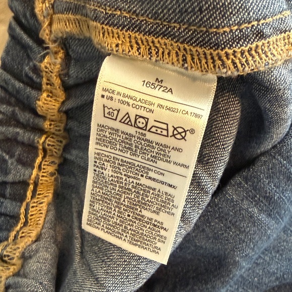 Old Navy Denim Blue Skort - Picture 5 of 5